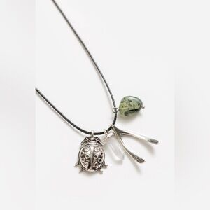 Johnny Was Ladybug Charm Necklace